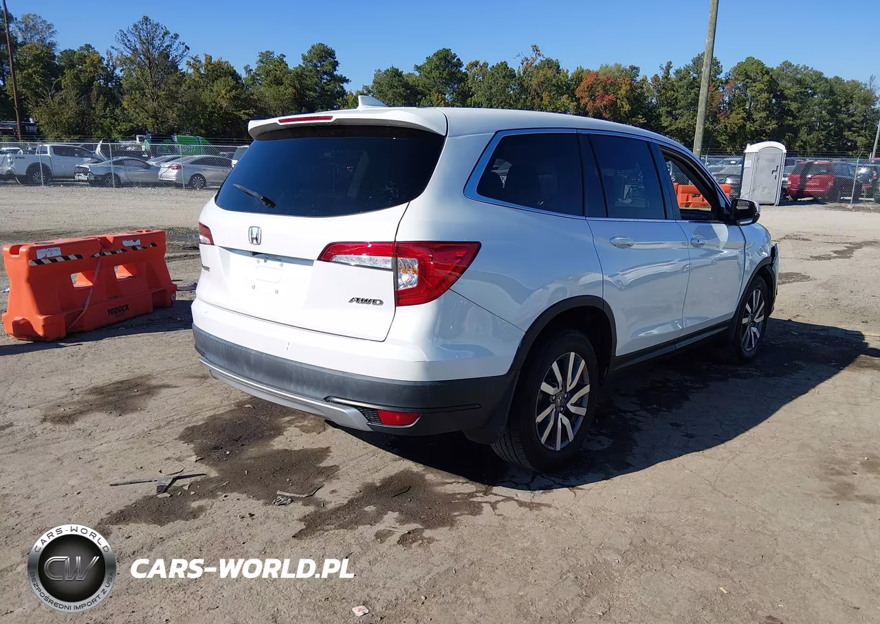 2021 Honda Pilot Awd Ex-L VIN:5FNYF6H5XMB065076 - 4