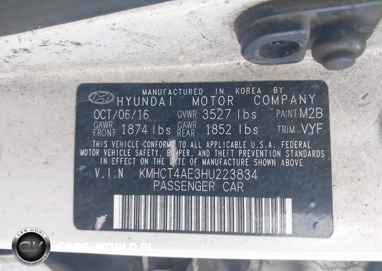 2017 Hyundai Accent Se VIN:KMHCT4AE3HU223834 - 9