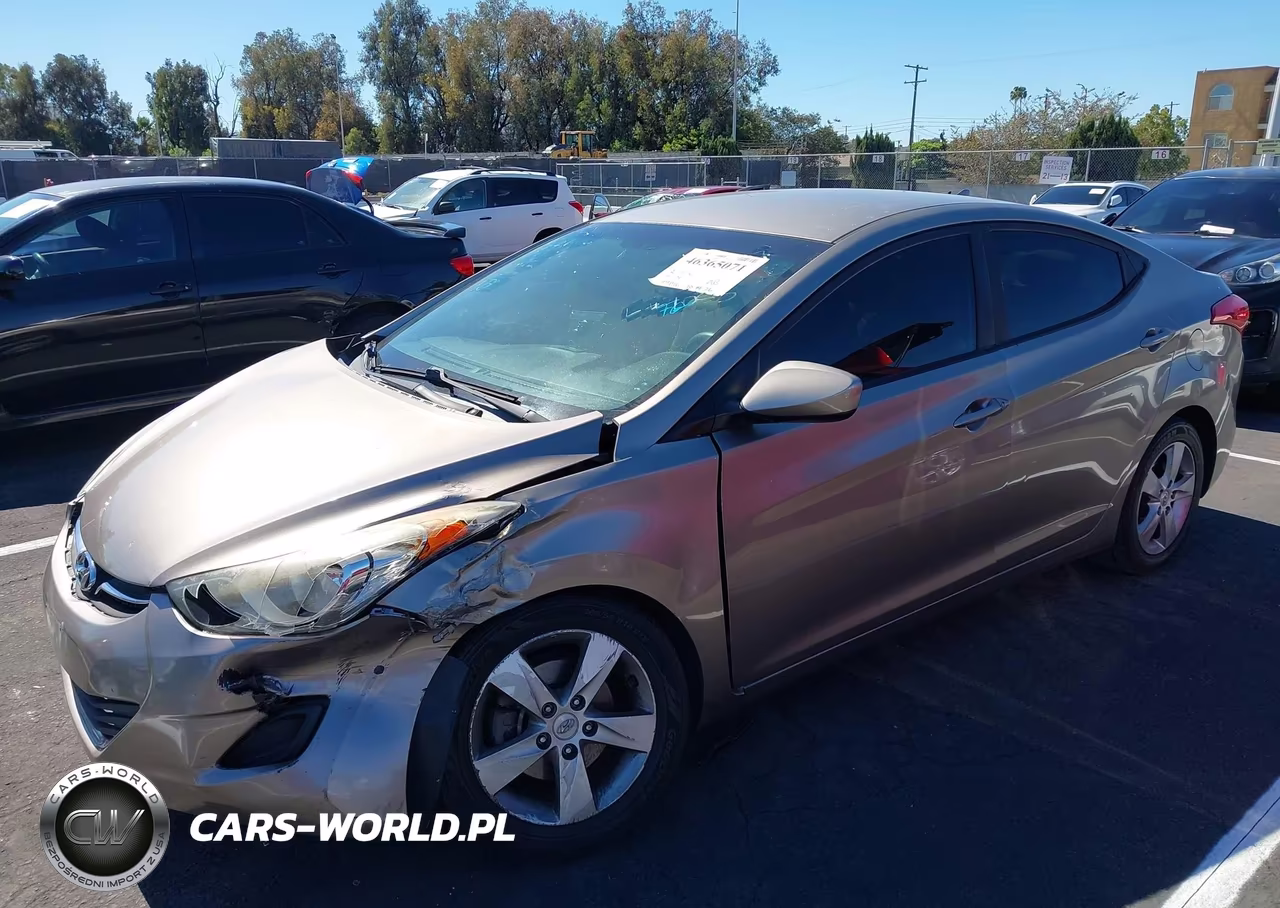 2013 Hyundai Elantra Gls VIN:5NPDH4AE2DH317377 - 2