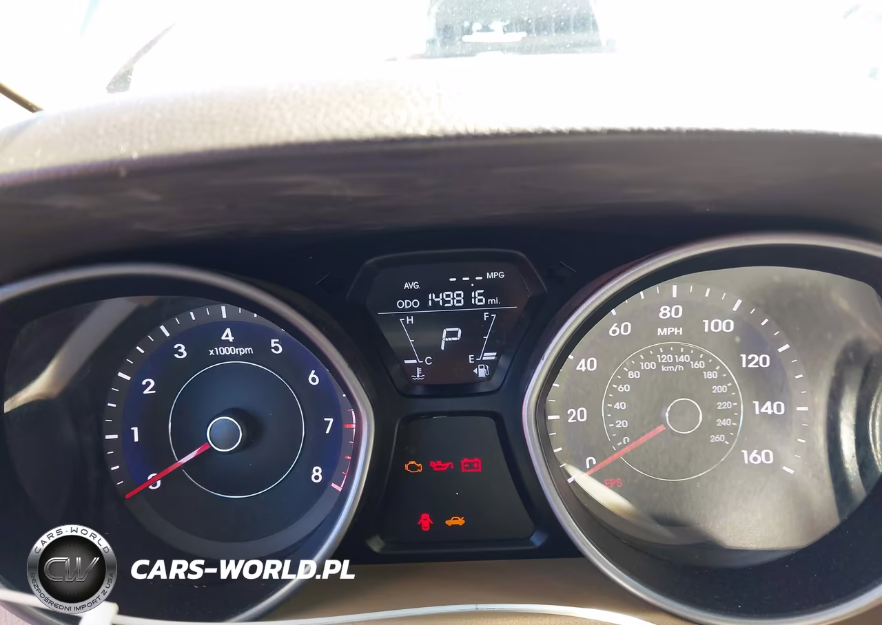 2013 Hyundai Elantra Gls VIN:5NPDH4AE2DH317377 - 7