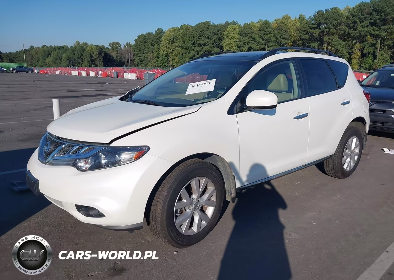 2014 Nissan Murano Sl VIN:JN8AZ1MW1EW533613 - 2