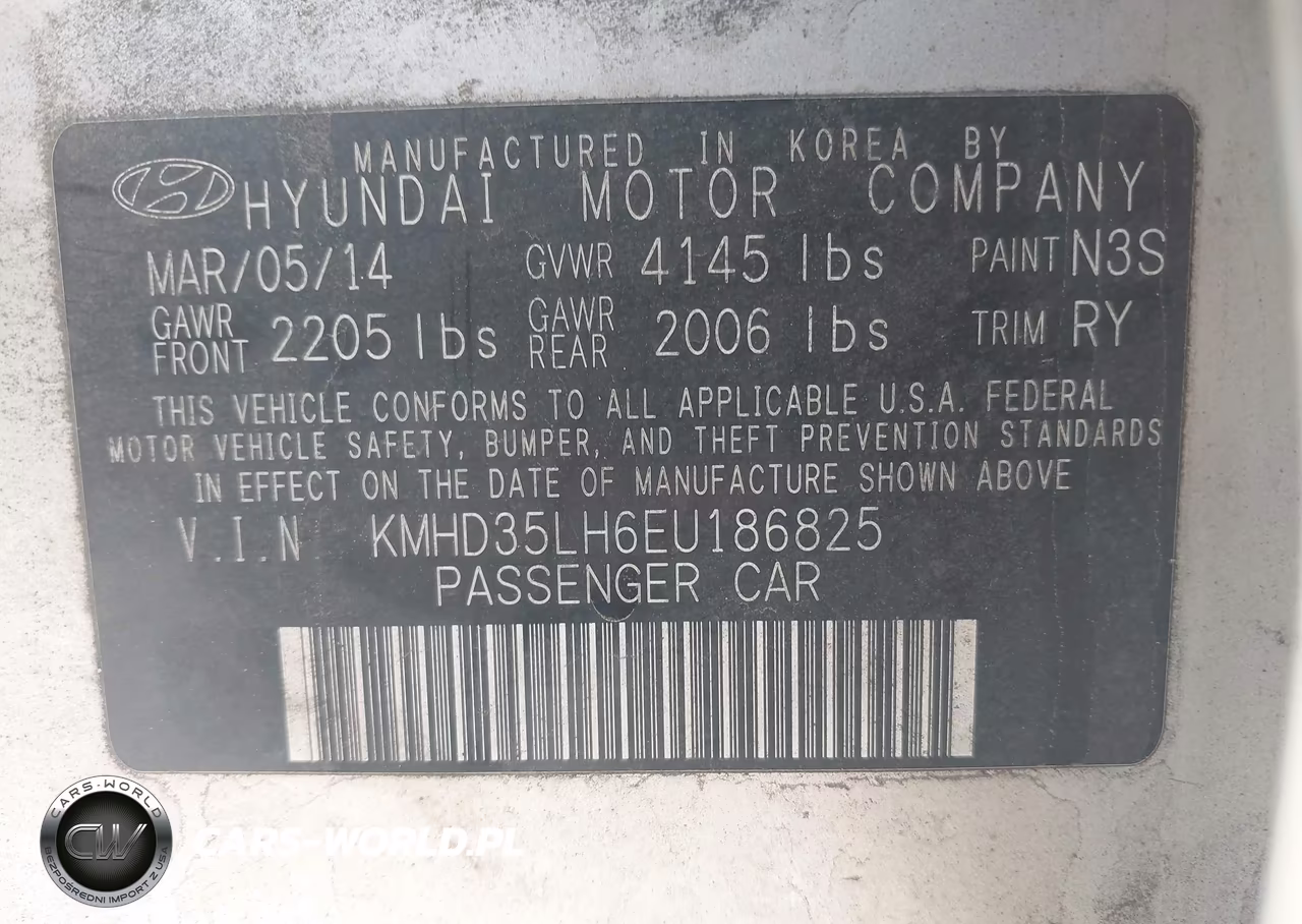 2014 Hyundai Elantra Gt VIN:KMHD35LH6EU186825 - 9