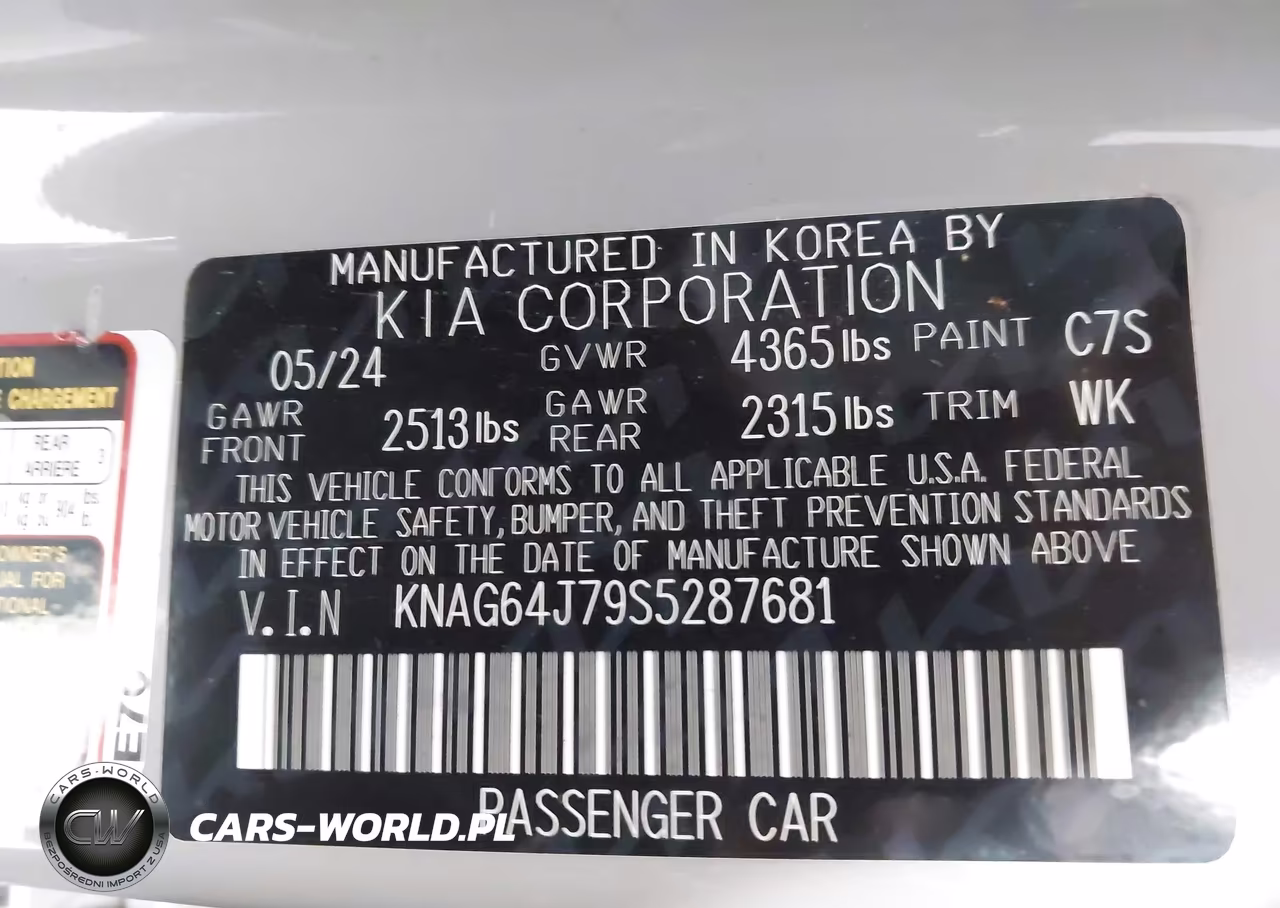 2025 Kia K5 Gt-Line VIN:KNAG64J79S5287681 - 9