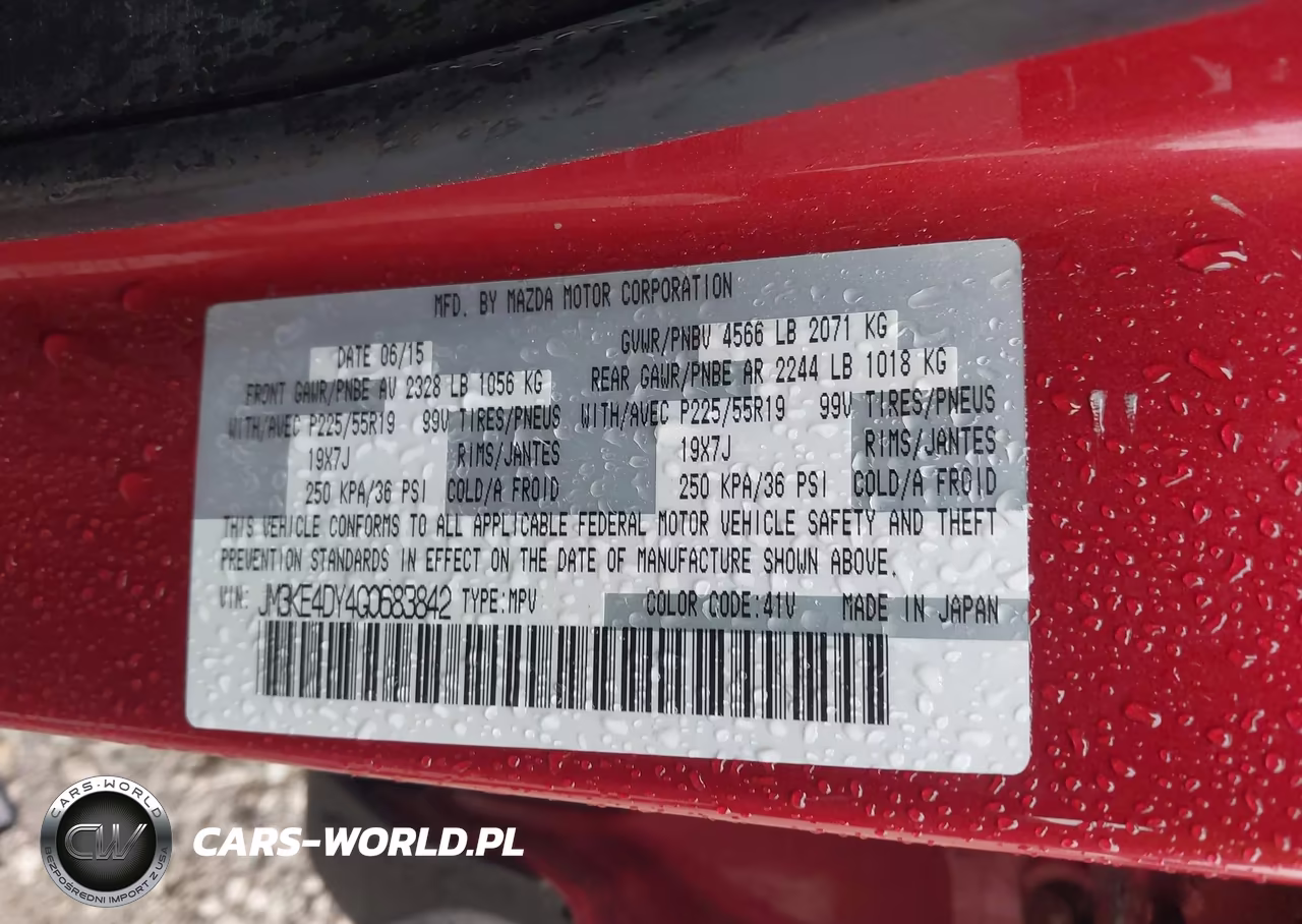 2016 Mazda Cx-5 Grand Touring VIN:JM3KE4DY4G0683842 - 9