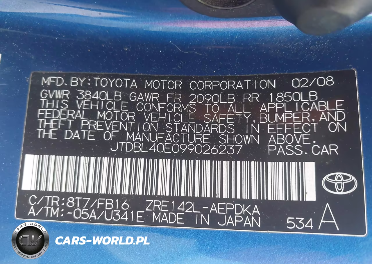 2009 Toyota Corolla Le VIN:JTDBL40E099026237 - 9