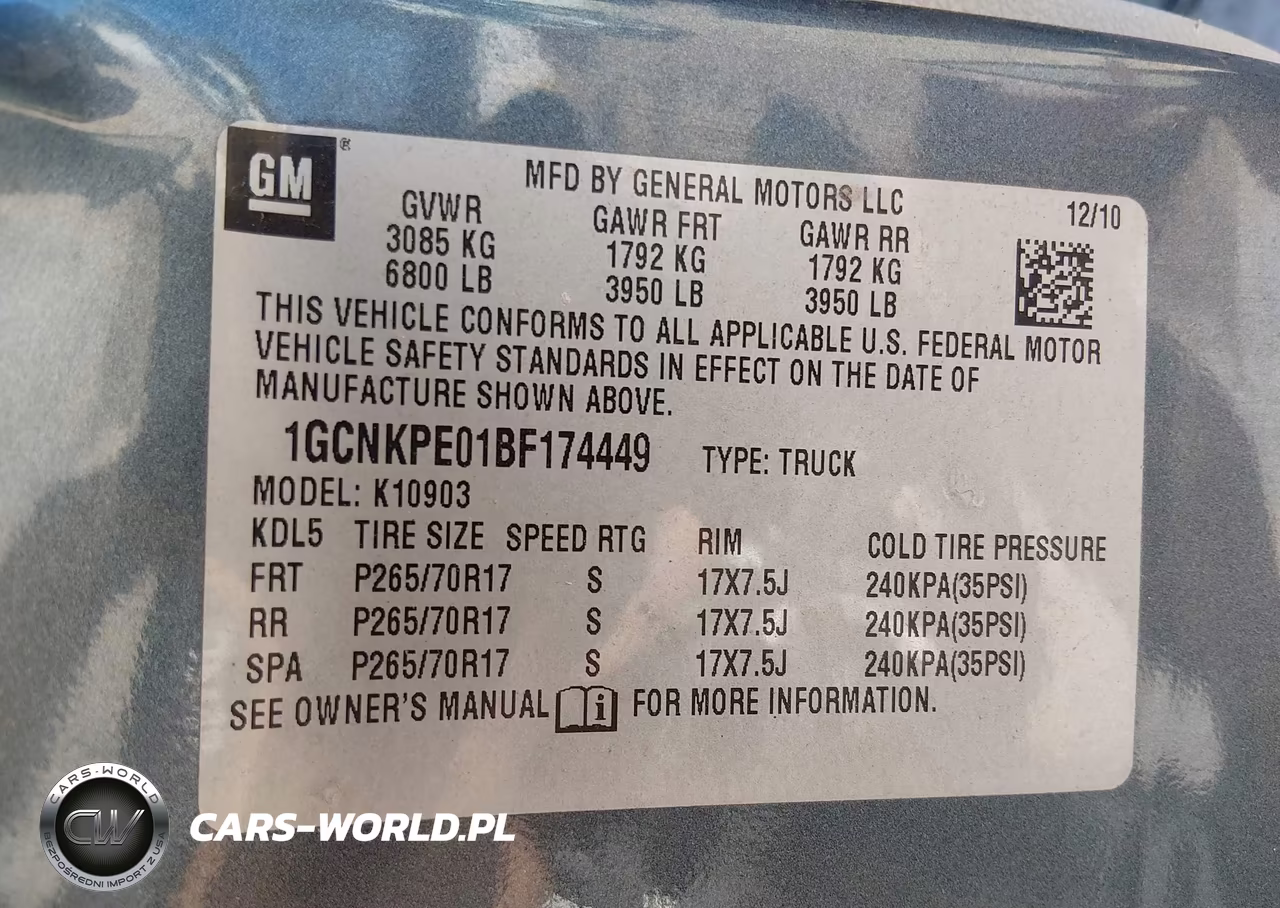 2011 Chevrolet Silverado 1500 Work Truck VIN:1GCNKPE01BF174449 - 8