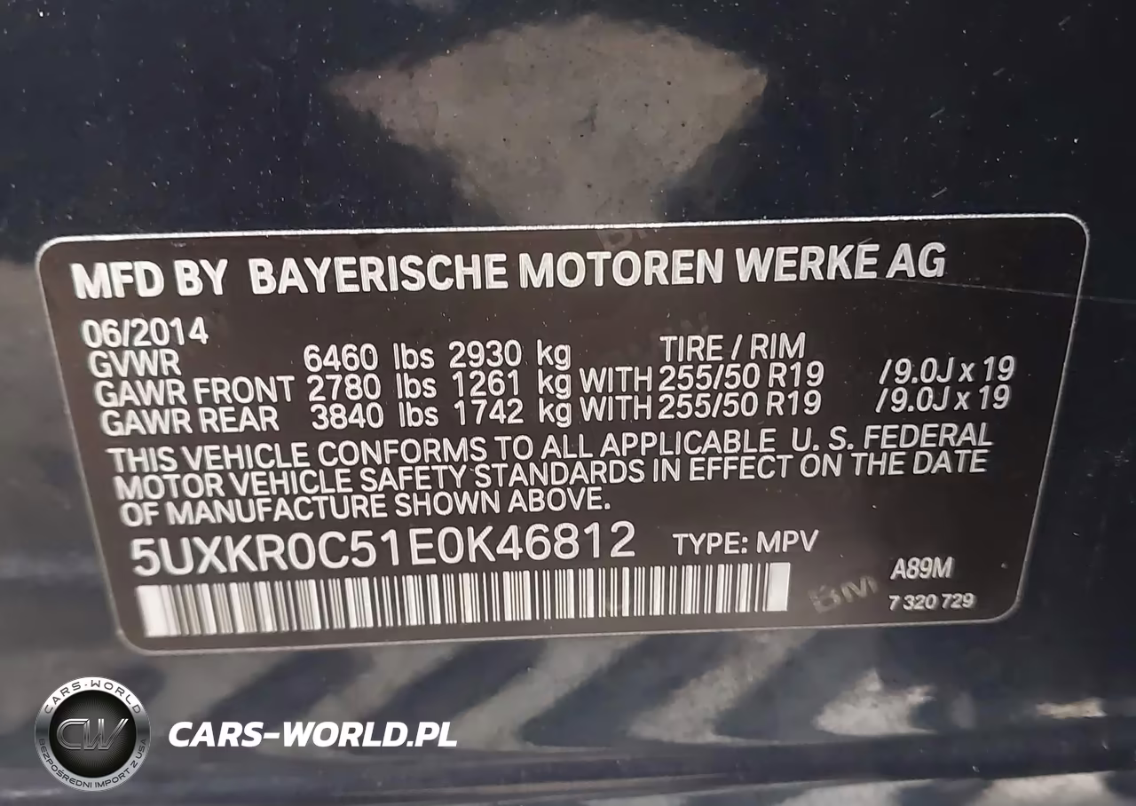 2014 BMW X5 xDrive35I VIN:5UXKR0C51E0K46812 - 9