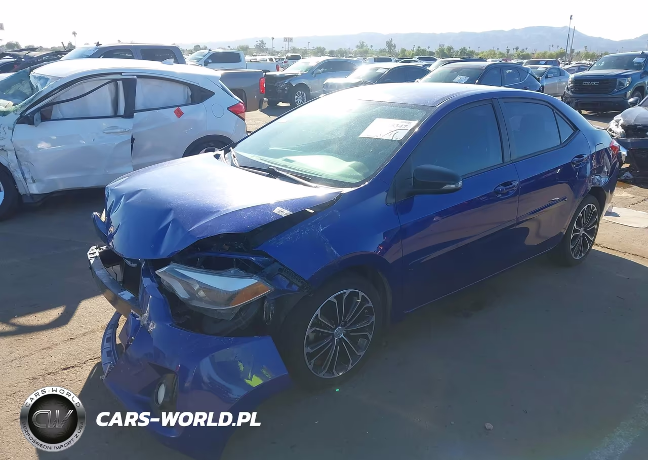 2015 Toyota Corolla S Plus VIN:5YFBURHE8FP298216 - 2