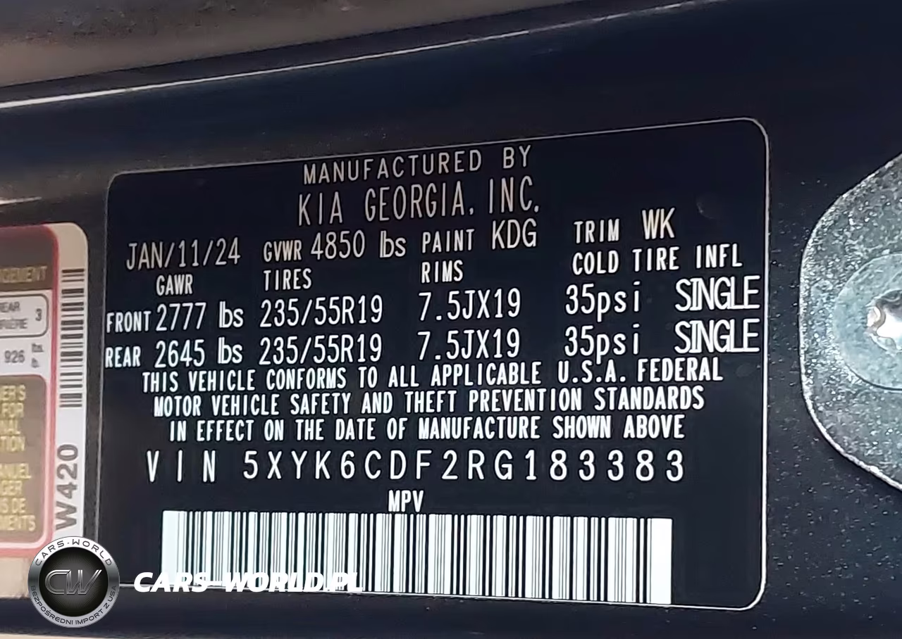 2024 Kia Sportage X-Line VIN:5XYK6CDF2RG183383 - 9