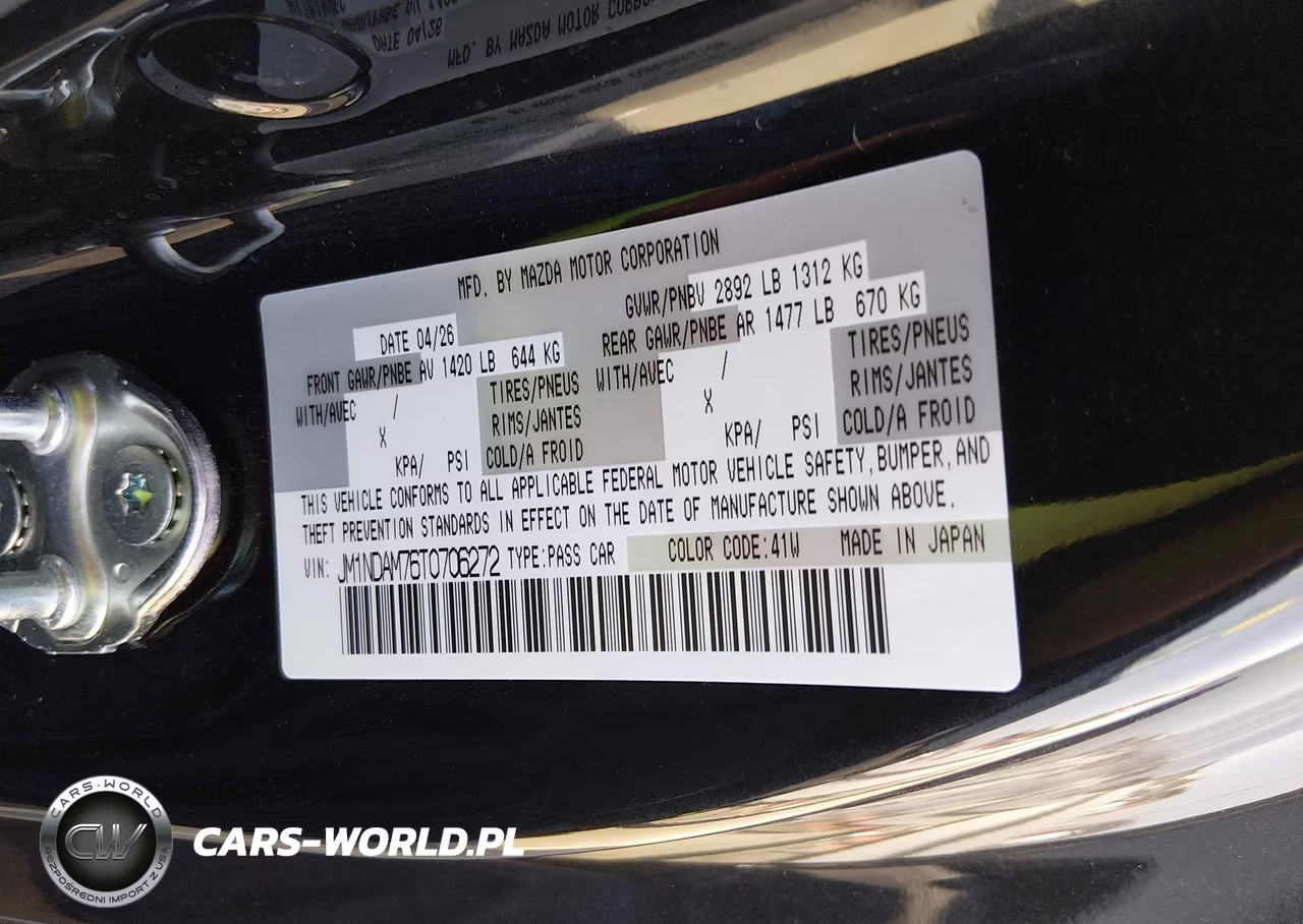 2026 Mazda Mx-5 Miata Rf Grand Touring VIN:JM1NDAM76T0706272 - 9