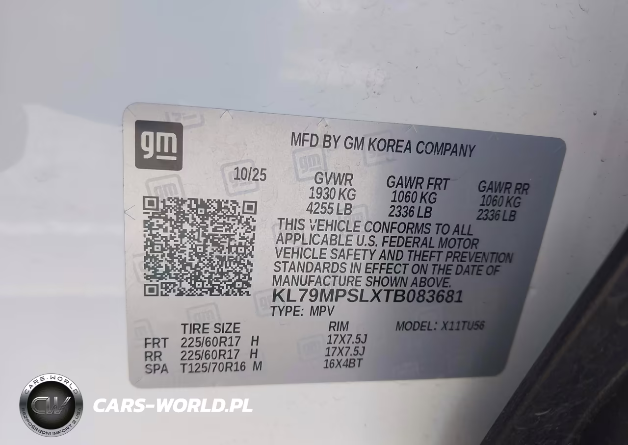 2026 Chevrolet Trailblazer Fwd Lt VIN:KL79MPSLXTB083681 - 9