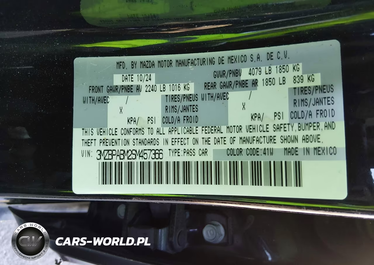 2025 Mazda Mazda3 2.5 S Select Sport VIN:3MZBPABM2SM457366 - 9