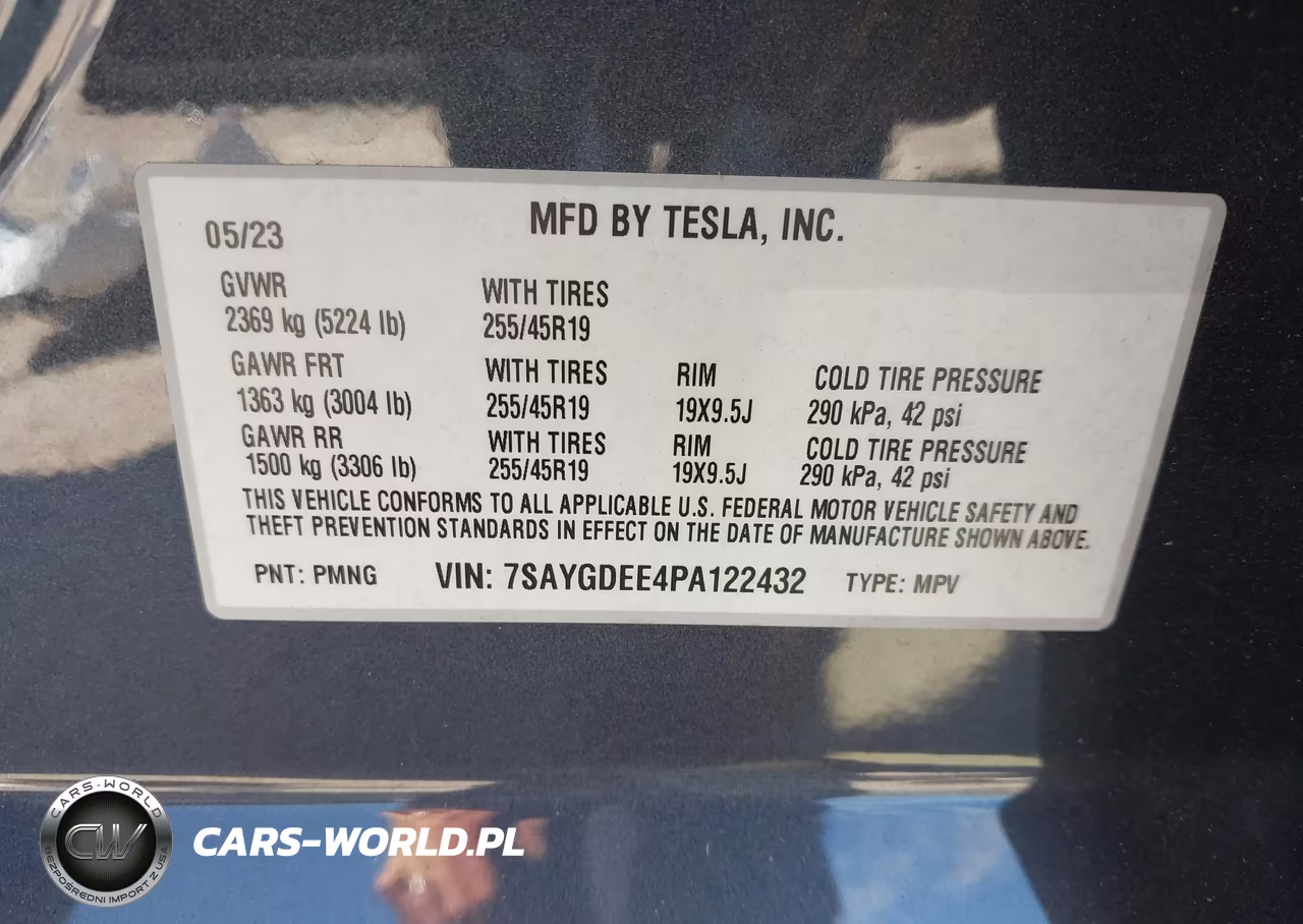 2023 Tesla Model Y Awd-Long Range Dual Motor All-Wheel Drive VIN:7SAYGDEE4PA122432 - 9