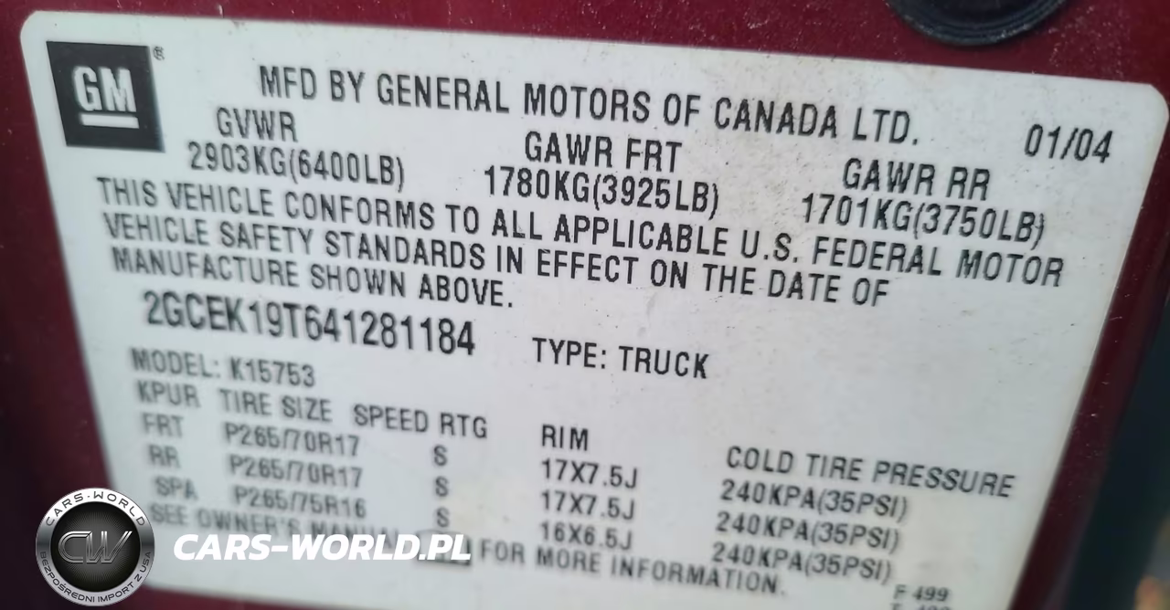 2004 Chevrolet Silverado K1500 VIN:2GCEK19T641281184 - 9