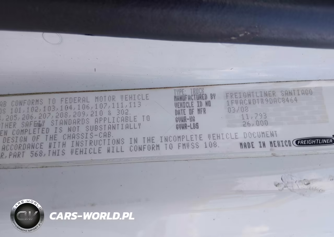 2009 Freightliner M2 106 Medium Duty VIN:1FVACWDTX9DAC8464 - 8