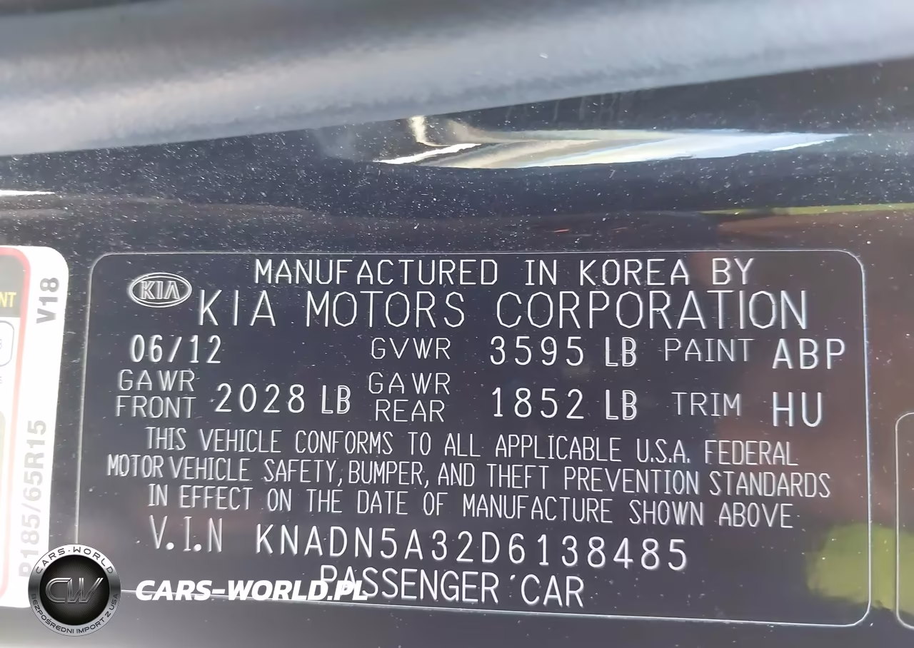 2013 Kia Rio Ex VIN:KNADN5A32D6138485 - 9
