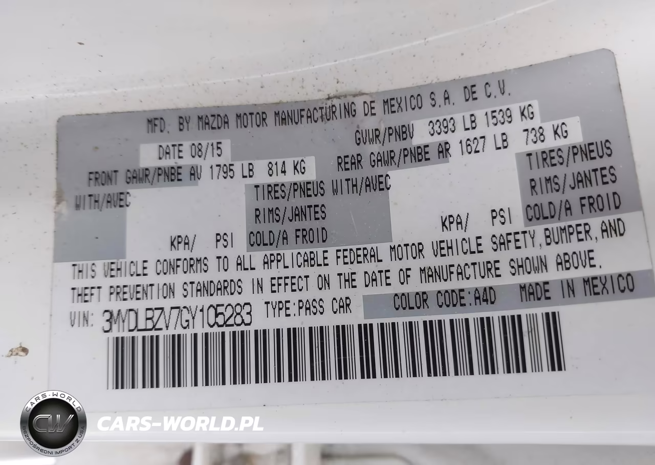 2016 Scion Ia VIN:3MYDLBZV7GY105283 - 9