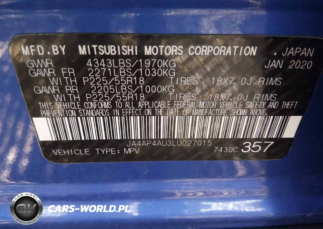 2020 Mitsubishi Outlander Sport 2.0 Se VIN:JA4AP4AU3LU027015 - 9
