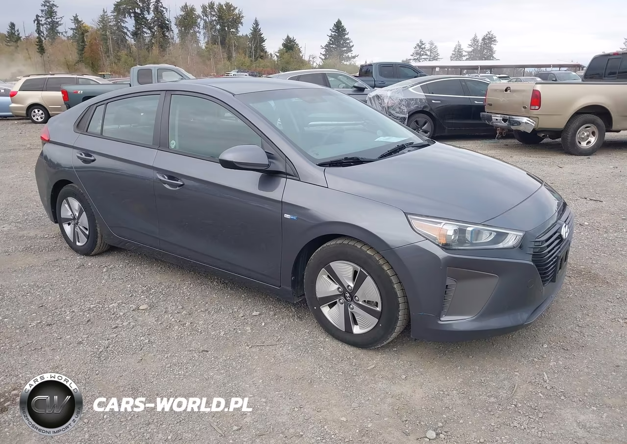 2018 Hyundai Ioniq Hybrid Blue VIN:KMHC65LCXJU100594 - 1