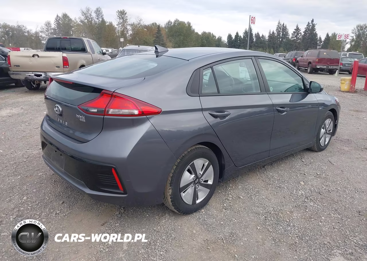 2018 Hyundai Ioniq Hybrid Blue VIN:KMHC65LCXJU100594 - 4