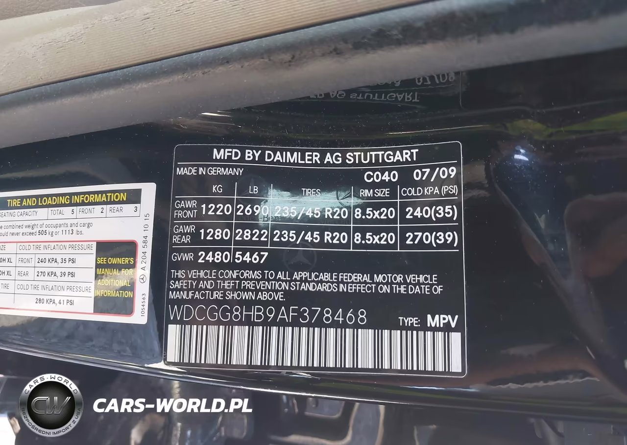 2010 Mercedes-Benz Glk 350 4Matic VIN:WDCGG8HB9AF378468 - 9