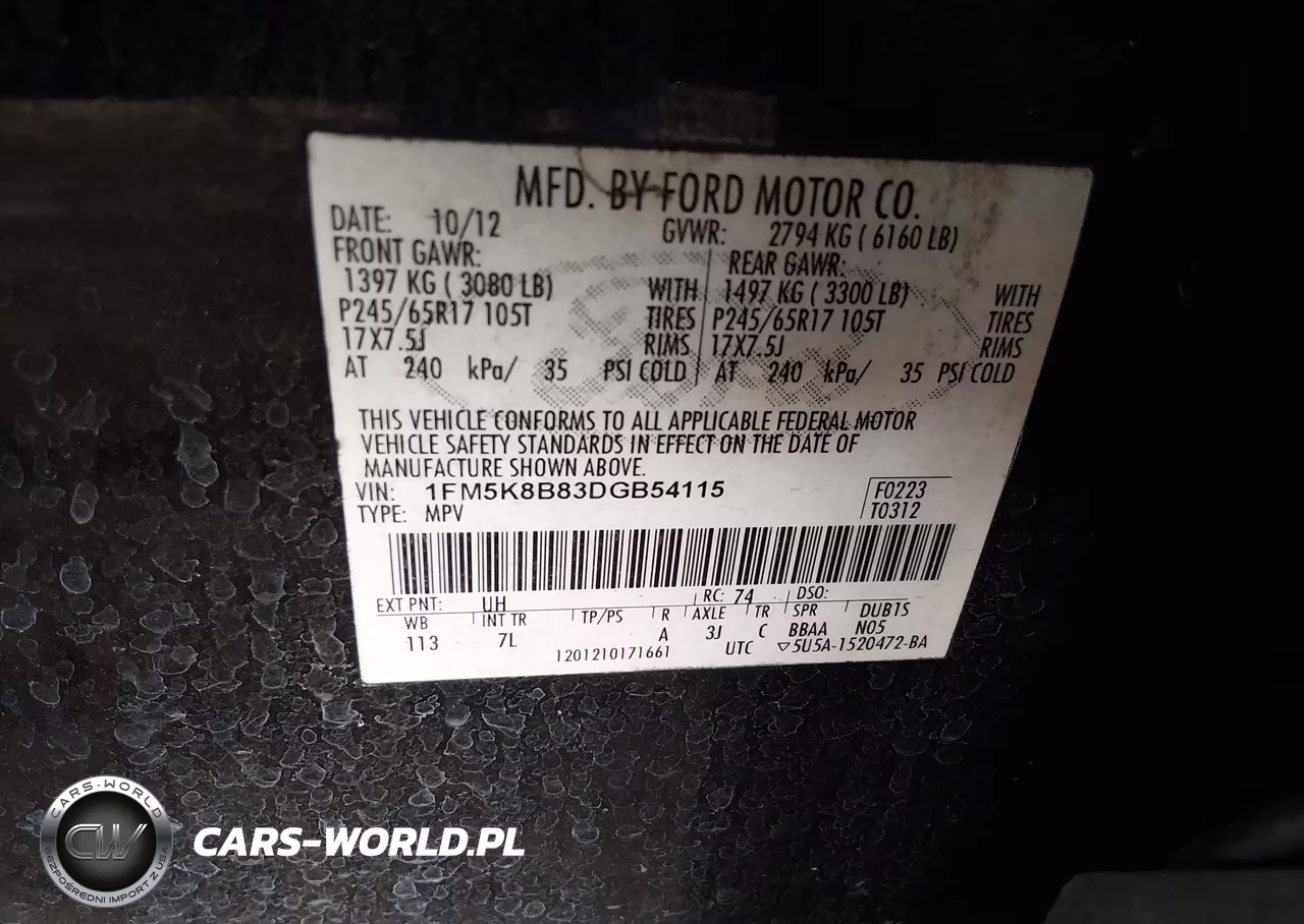 2013 Ford Explorer VIN:1FM5K8B83DGB54115 - 9