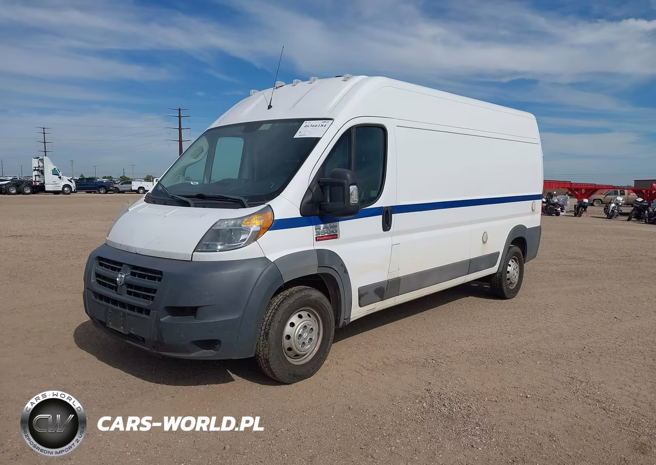 2018 Ram Promaster 3500 High Roof 159 Wb VIN:3C6URVHG9JE116853 - 2