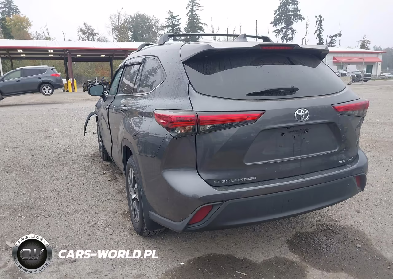 2021 Toyota Highlander Xle VIN:5TDGZRBH0MS525218 - 3