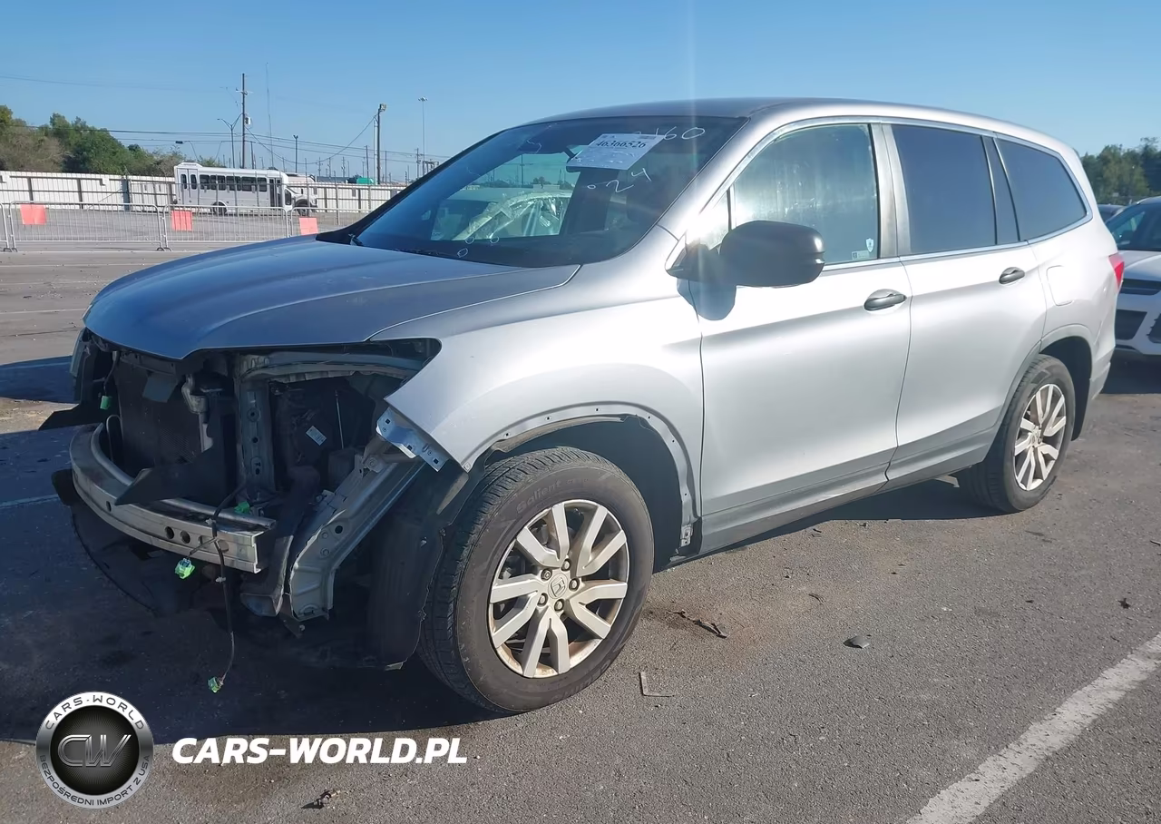2019 Honda Pilot Lx VIN:5FNYF5H15KB005940 - 2