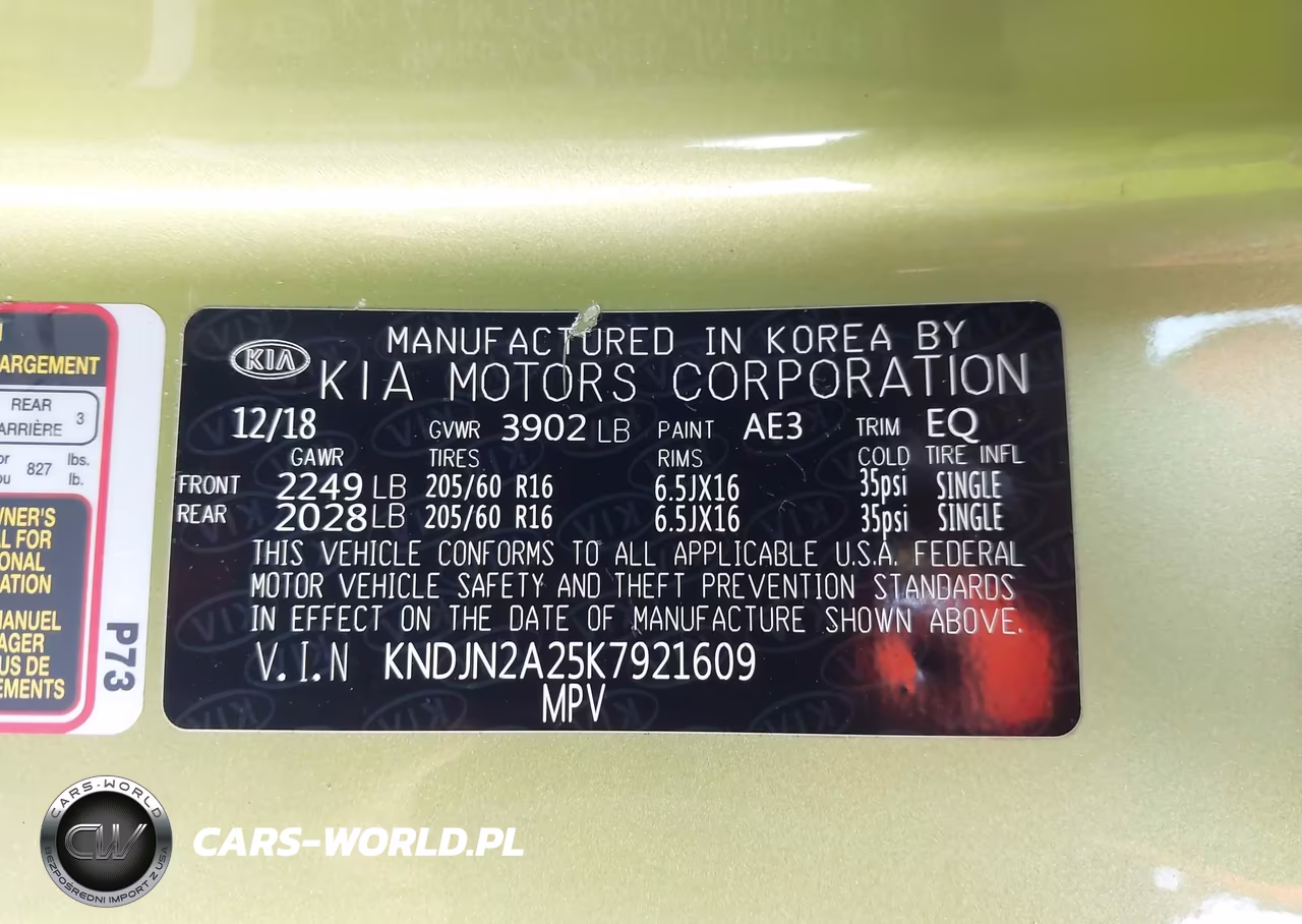2019 Kia Soul VIN:KNDJN2A25K7921609 - 9