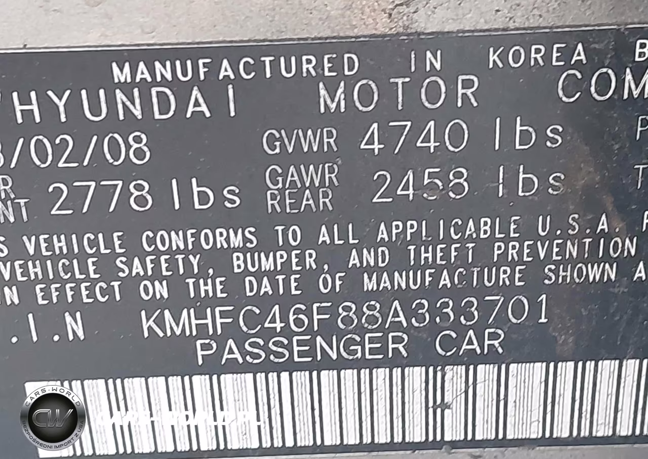 2008 Hyundai Azera Limited VIN:KMHFC46F88A333701 - 15