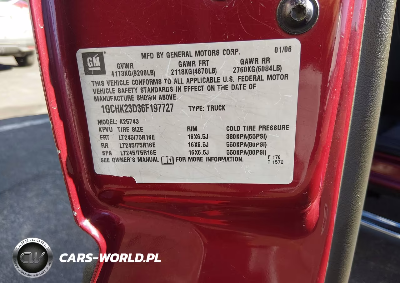 2006 Chevrolet Silverado 2500Hd Lt2 VIN:1GCHK23D36F197727 - 9