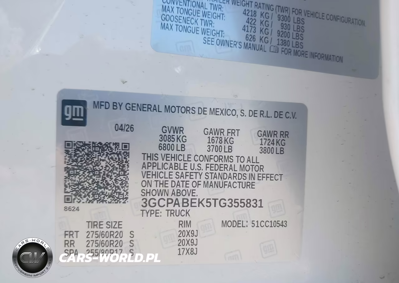 2026 Chevrolet Silverado 1500 2Wd Short Bed Custom VIN:3GCPABEK5TG355831 - 9