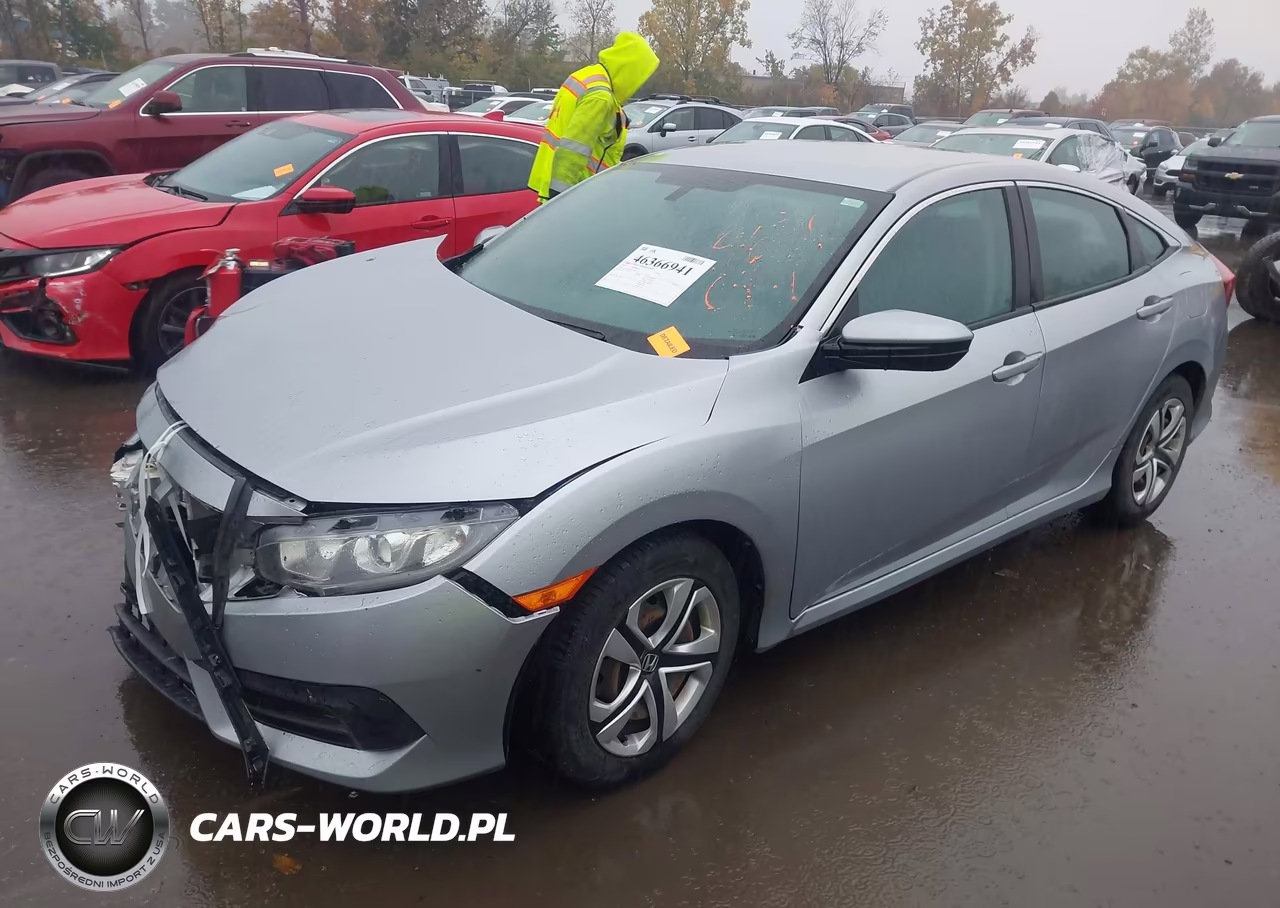 2016 Honda Civic Lx VIN:19XFC2F58GE046757 - 2