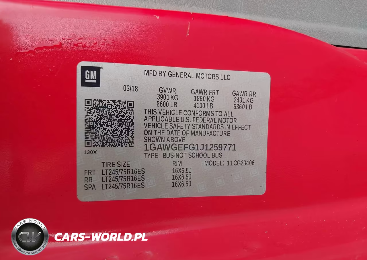 2018 Chevrolet Express 2500 Ls VIN:1GAWGEFG1J1259771 - 9