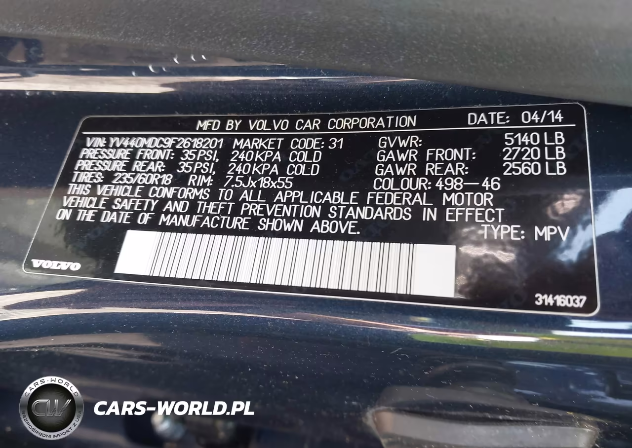 2015 Volvo Xc60 T5 Premier Plus VIN:YV440MDC9F2618201 - 9