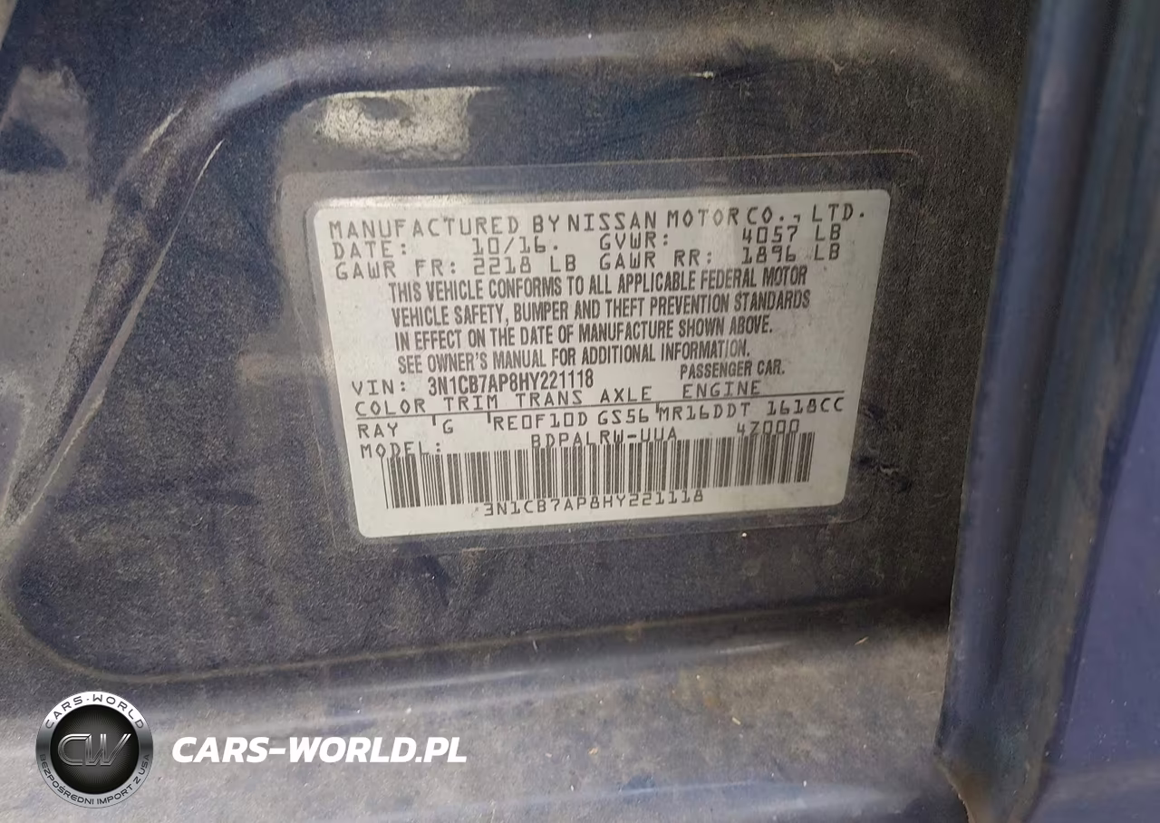 2017 Nissan Sentra Sr Turbo VIN:3N1CB7AP8HY221118 - 9