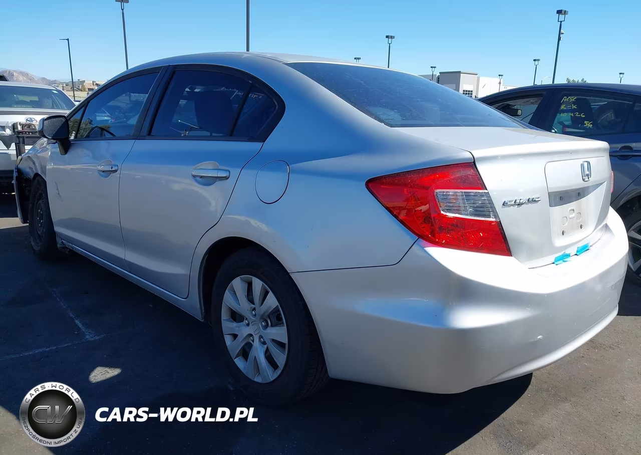 2012 Honda Civic Lx VIN:19XFB2F56CE304044 - 3