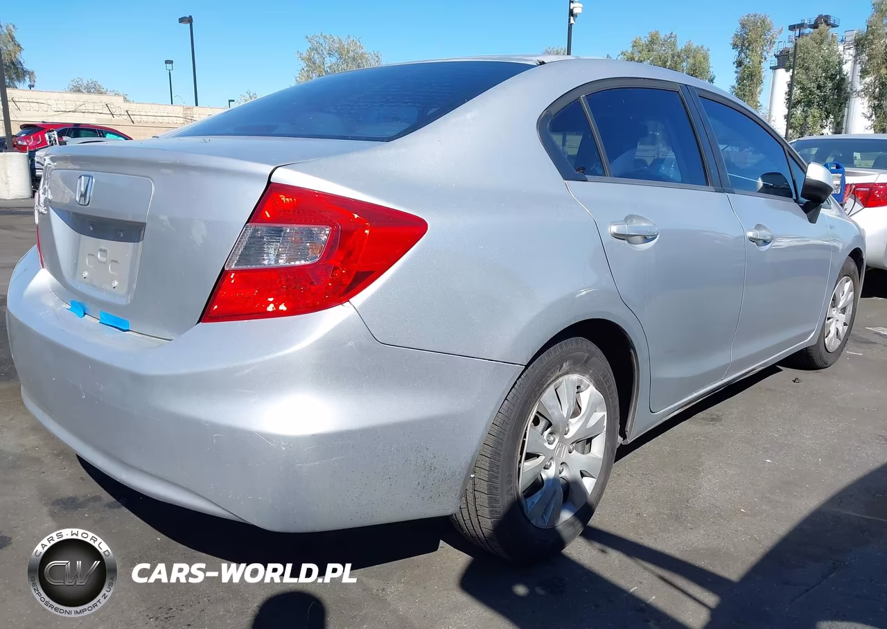 2012 Honda Civic Lx VIN:19XFB2F56CE304044 - 4