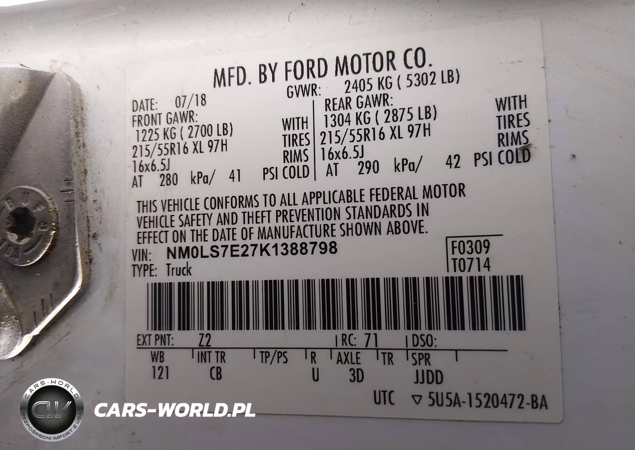 2019 Ford Transit Connect Xl VIN:NM0LS7E27K1388798 - 9