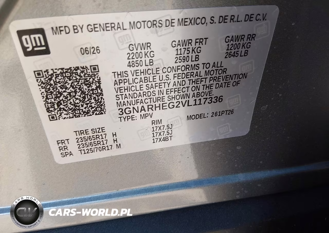 2027 Chevrolet Equinox VIN:3GNARHEG2VL117336 - 9