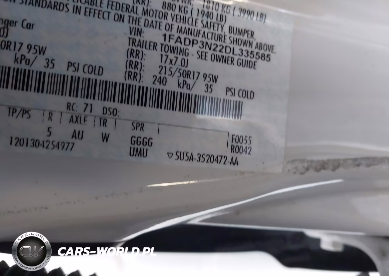 2013 Ford Focus Titanium VIN:1FADP3N22DL335585 - 9