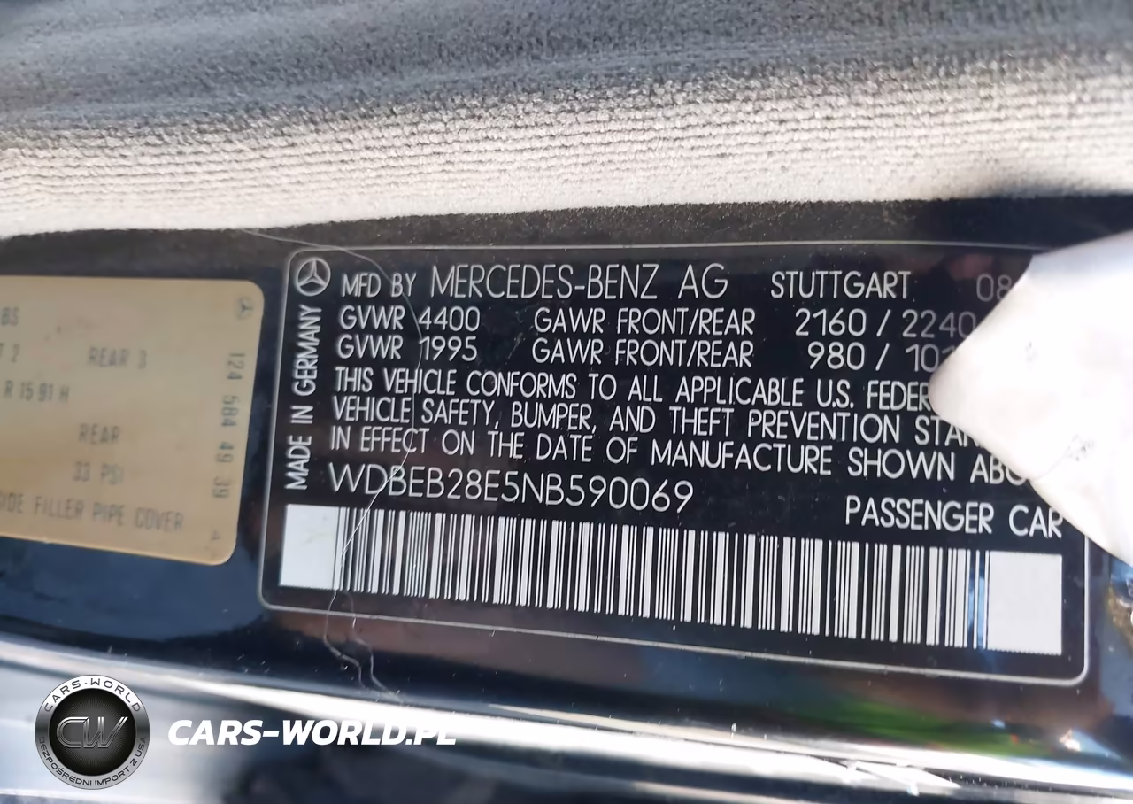 1992 Mercedes-Benz 300 D VIN:WDBEB28E5NB590069 - 9