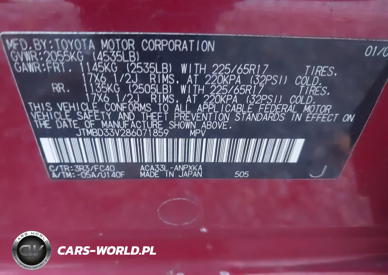 2008 Toyota Rav4 VIN:JTMBD33V286071859 - 9