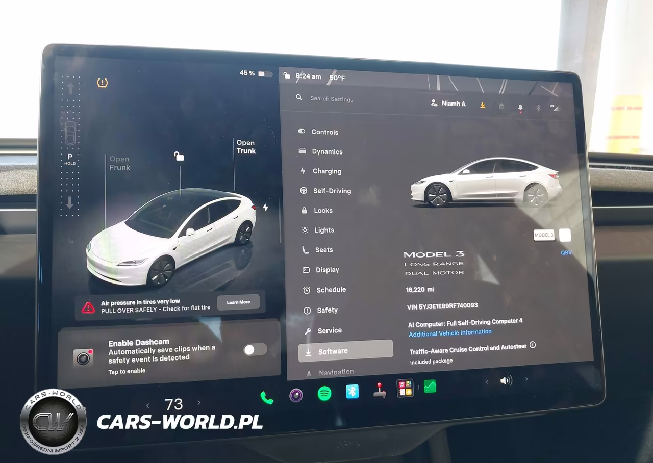 2024 Tesla Model 3 Long Range Dual Motor All-Wheel Drive VIN:5YJ3E1EB9RF740093 - 7