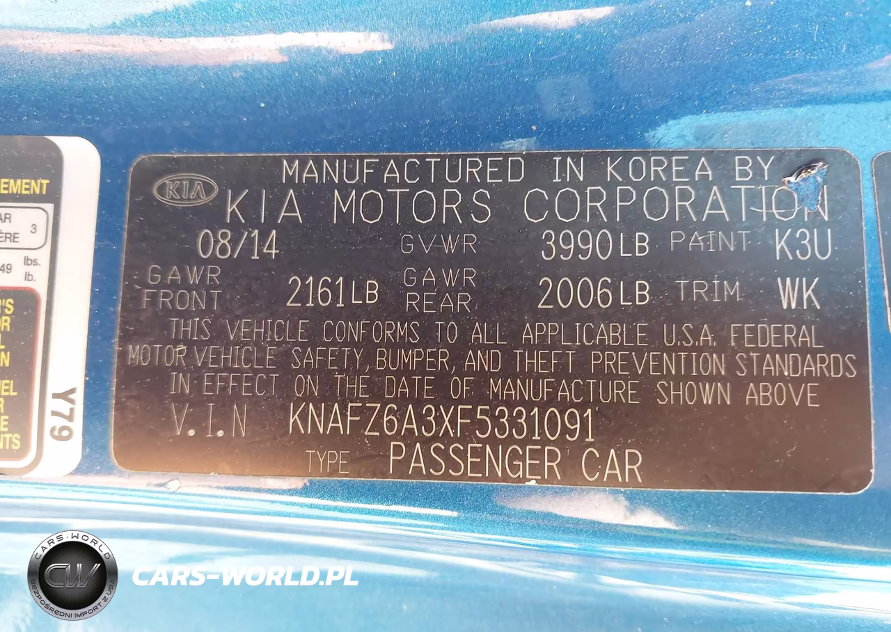 2015 Kia Forte Koup Sx VIN:KNAFZ6A3XF5331091 - 9