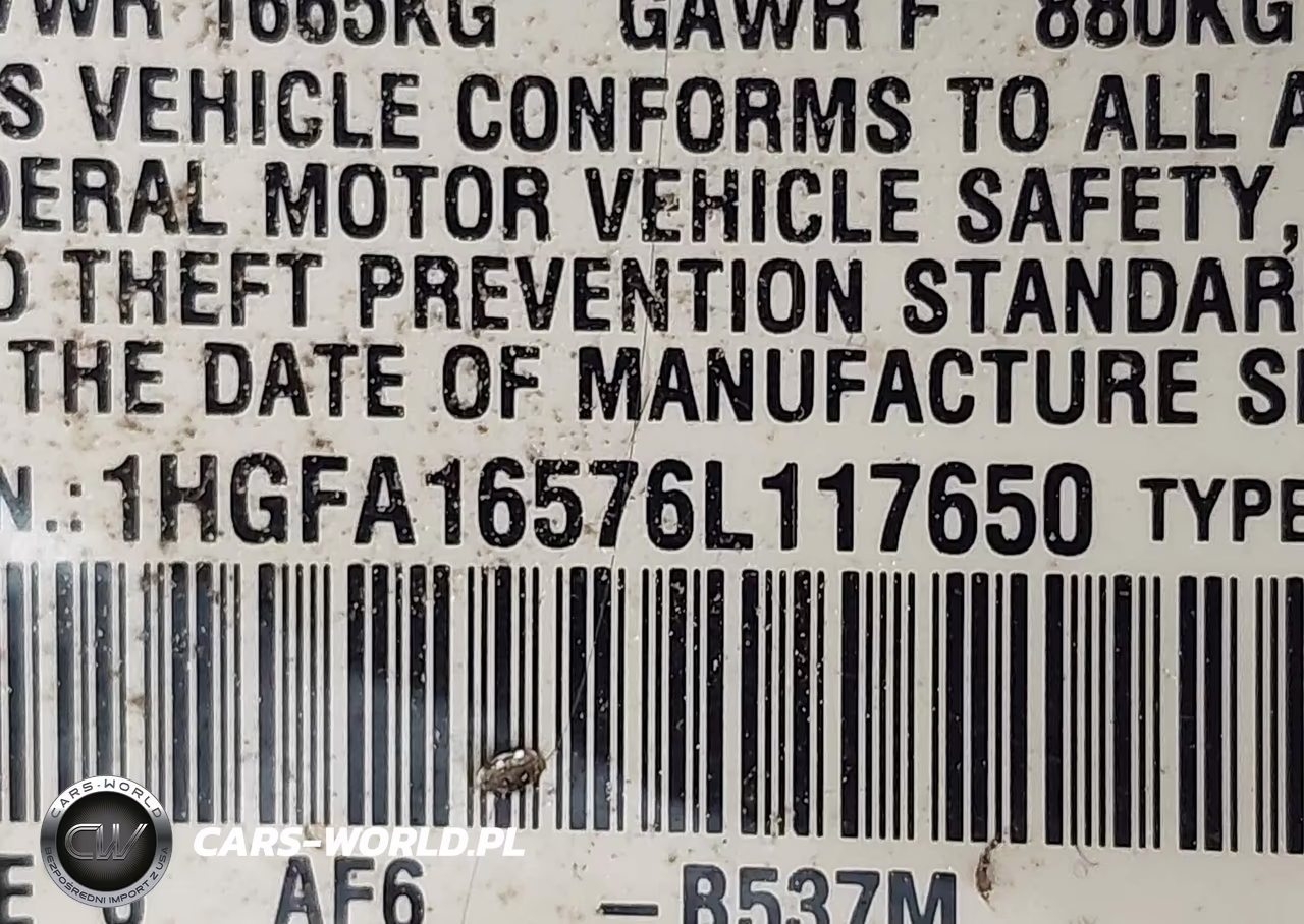 2006 Honda Civic Lx VIN:1HGFA16576L117650 - 9
