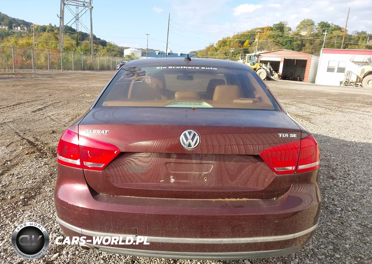 2013 Volkswagen Passat 2.0L Tdi Se VIN:1VWBN7A34DC130604 - 12