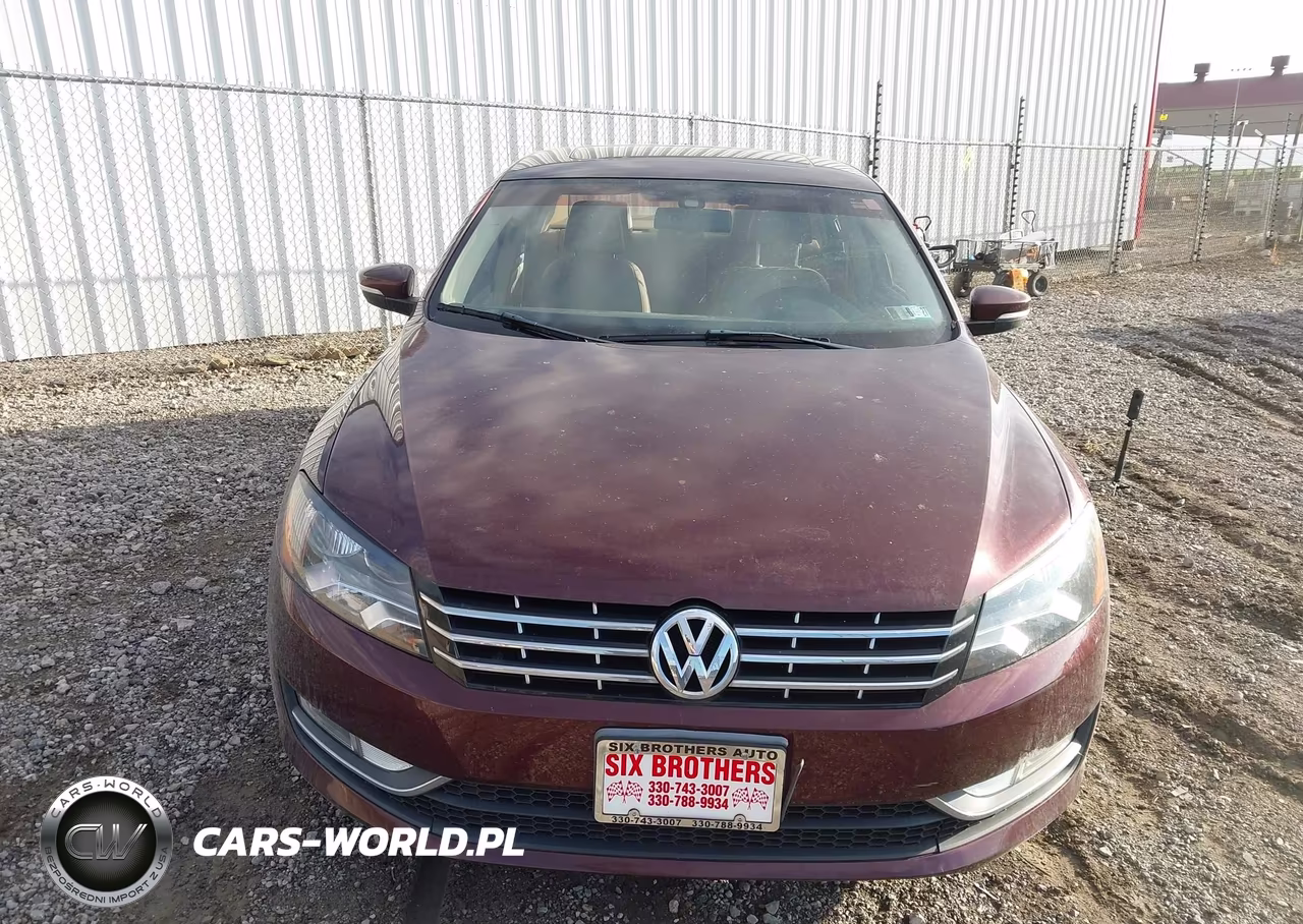 2013 Volkswagen Passat 2.0L Tdi Se VIN:1VWBN7A34DC130604 - 6