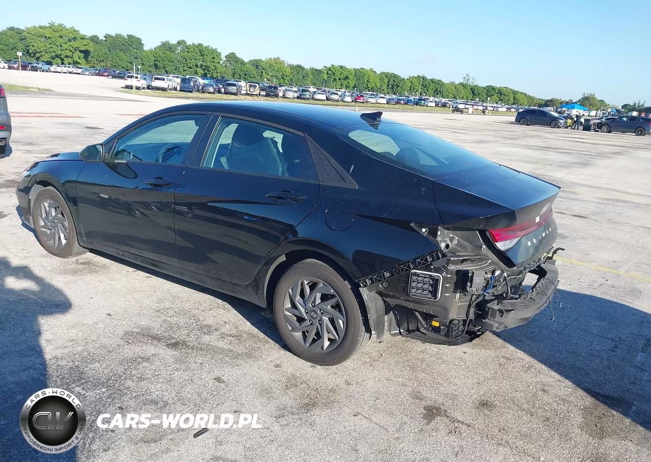 2026 Hyundai Elantra Hybrid Blue VIN:KMHLM4DJ6TU198409 - 3